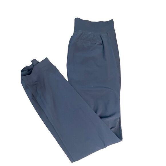 Athleta Brooklyn Ankle Pant Womens Navy Blue Pull On Stretch Size 0 Tall - Picture 1 of 3